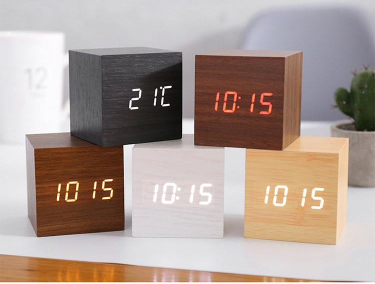 LumiClock Digitalt LED Vækkeur - - Wall Clocks - {{ product_tags }