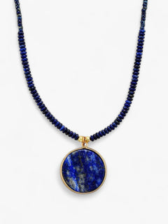 Halskæde Ronda i Helbredende Lapis Lazuli MidnightMoon