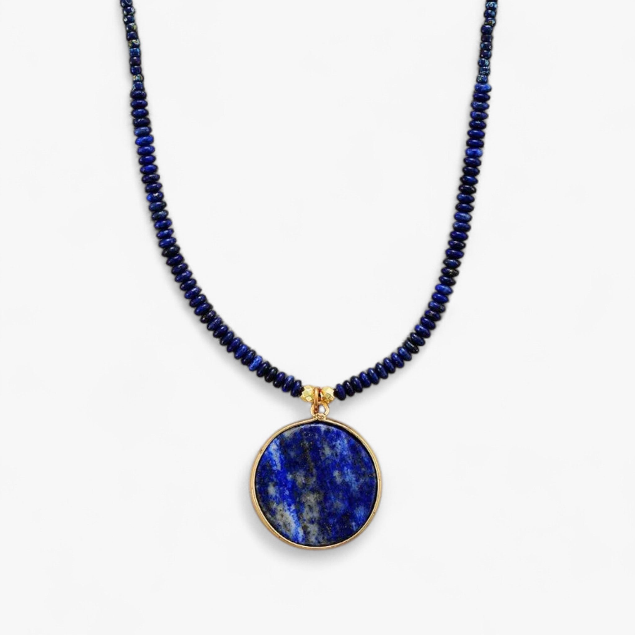 Halskæde Ronda i Helbredende Lapis Lazuli MidnightMoon - - other - {{ product_tags }