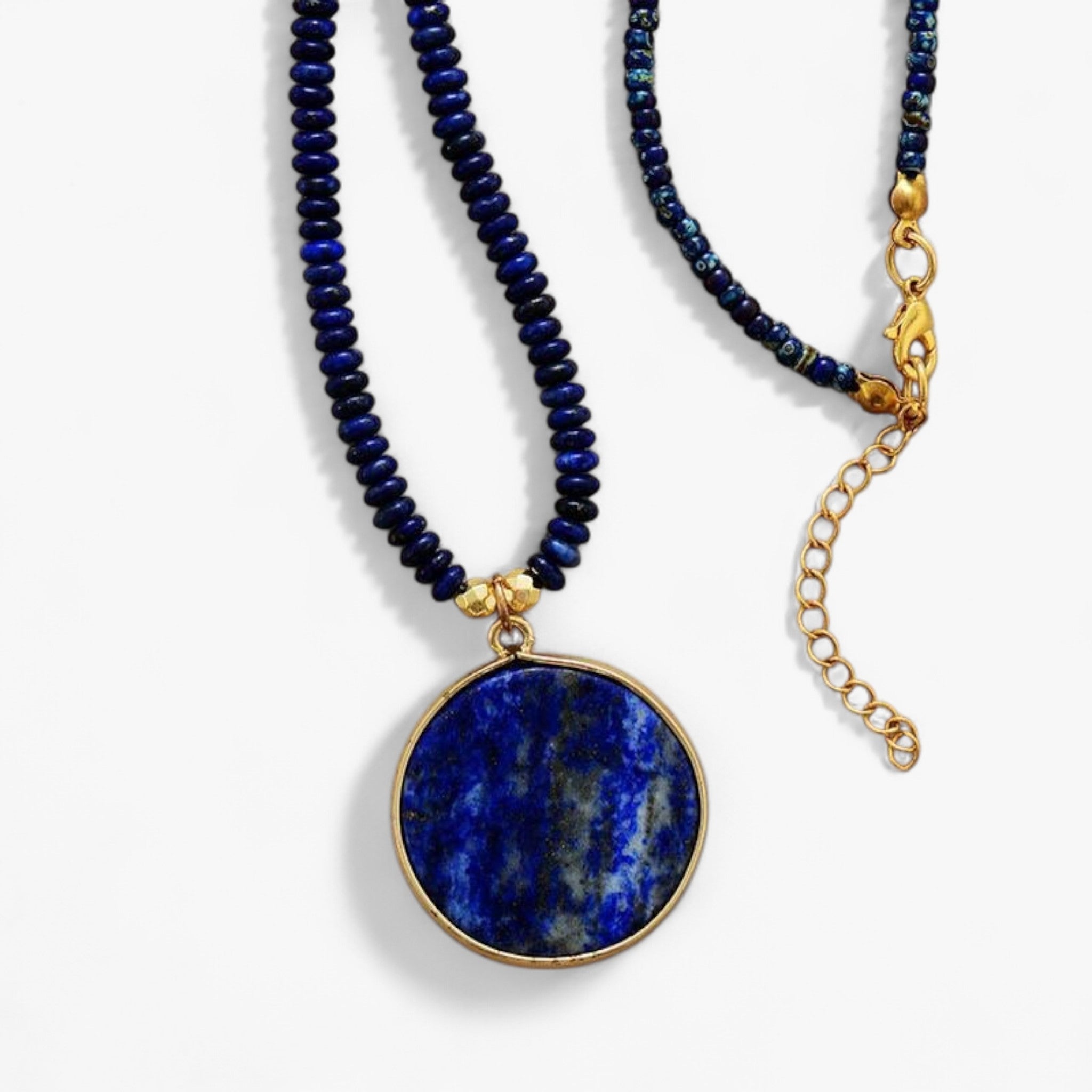 Halskæde Ronda i Helbredende Lapis Lazuli MidnightMoon - - other - {{ product_tags }