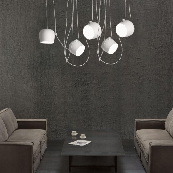 Vera | Hängende Loftlampe Moderne Elegant - Sort-Hvid Design med E27-Fassung, LED-kompatibel