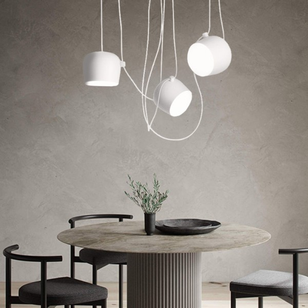 Vera | Hängende Loftlampe Moderne Elegant - Sort-Hvid Design med E27-Fassung, LED-kompatibel