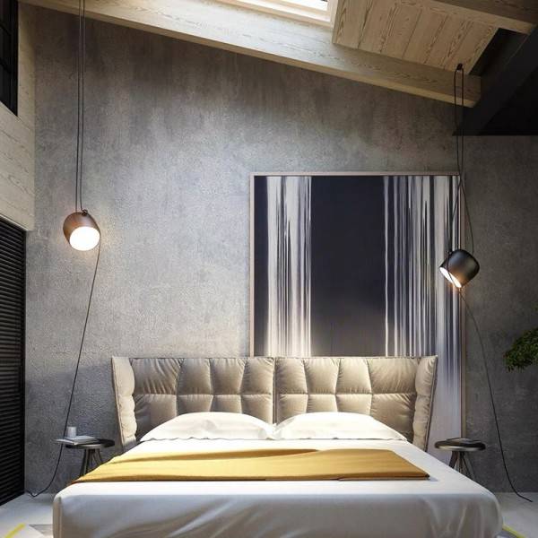 Vera | Hängende Loftlampe Moderne Elegant - Sort-Hvid Design med E27-Fassung, LED-kompatibel