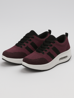 Demi | Damen-Sportschuhe mit Blockabsatz und atmungsaktivem Mesh