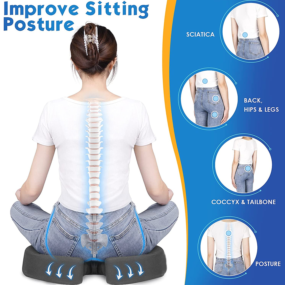 Ortho Comfort Seat | Reducerer hofte- og rygsmerter - - Ortho Comfort Seat | Reducerer hofte- og rygsmerter- €25 - {{ product_tags }