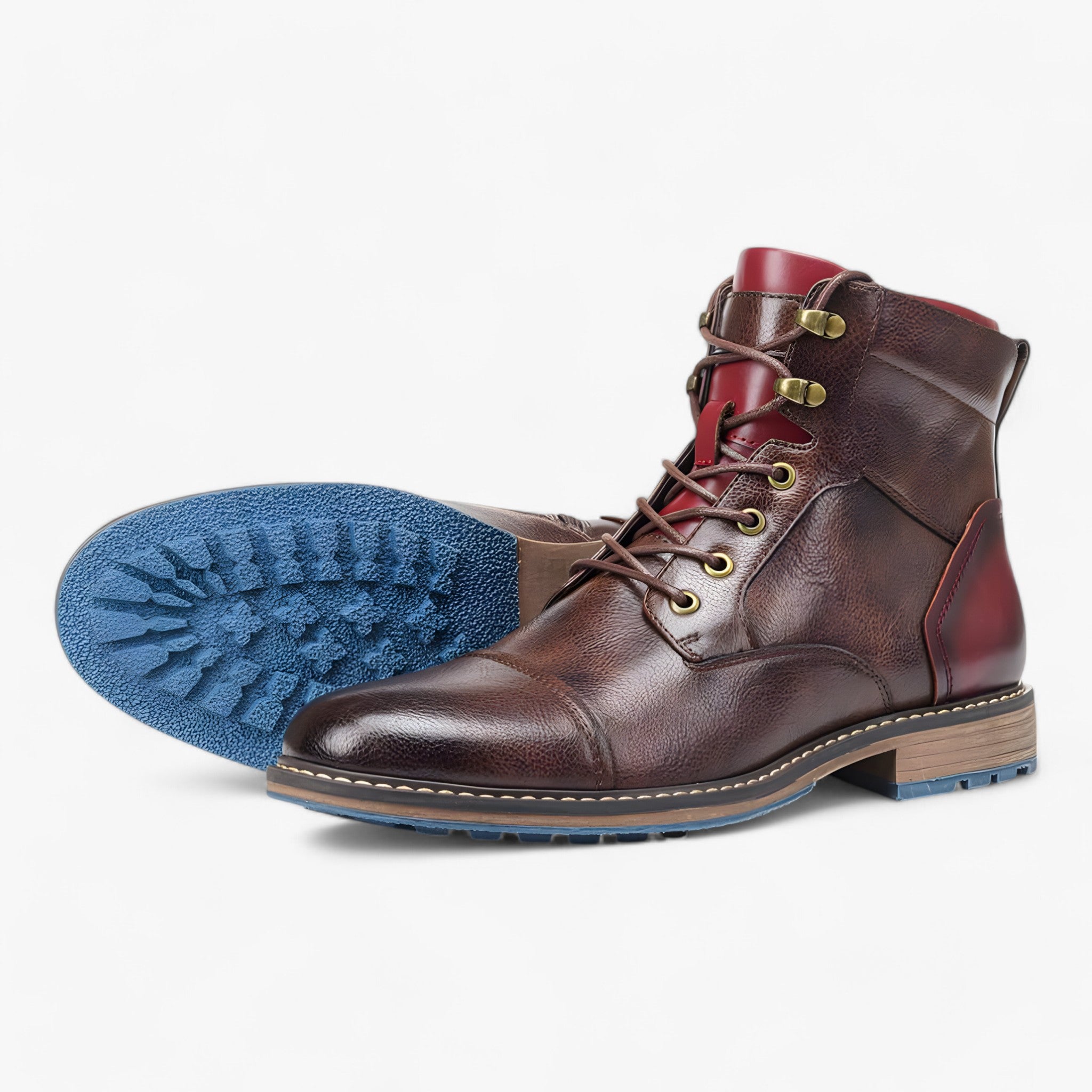 Aaron | Håndlavede Premium Læder Oxford Støvler – Tidløs Elegance og Uovertruffen Kvalitet - - men's fashion - {{ product_tags }