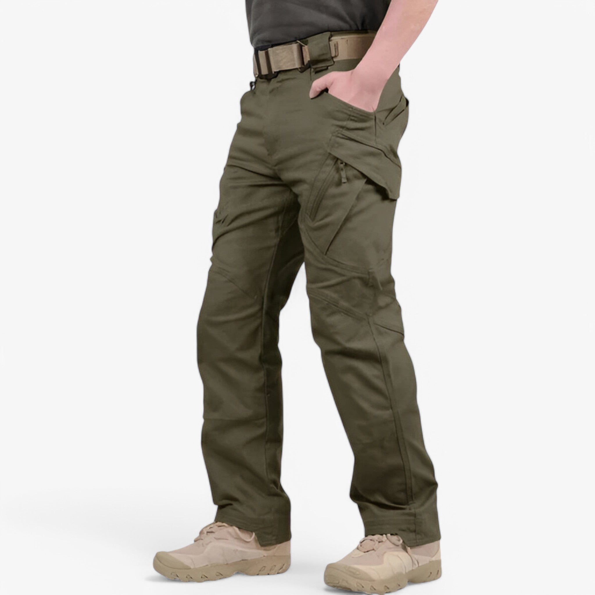 Lowen | Taktiske bukser - slidstærke og med flere lommer - Grøn - men's fashion - {{ product_tags }