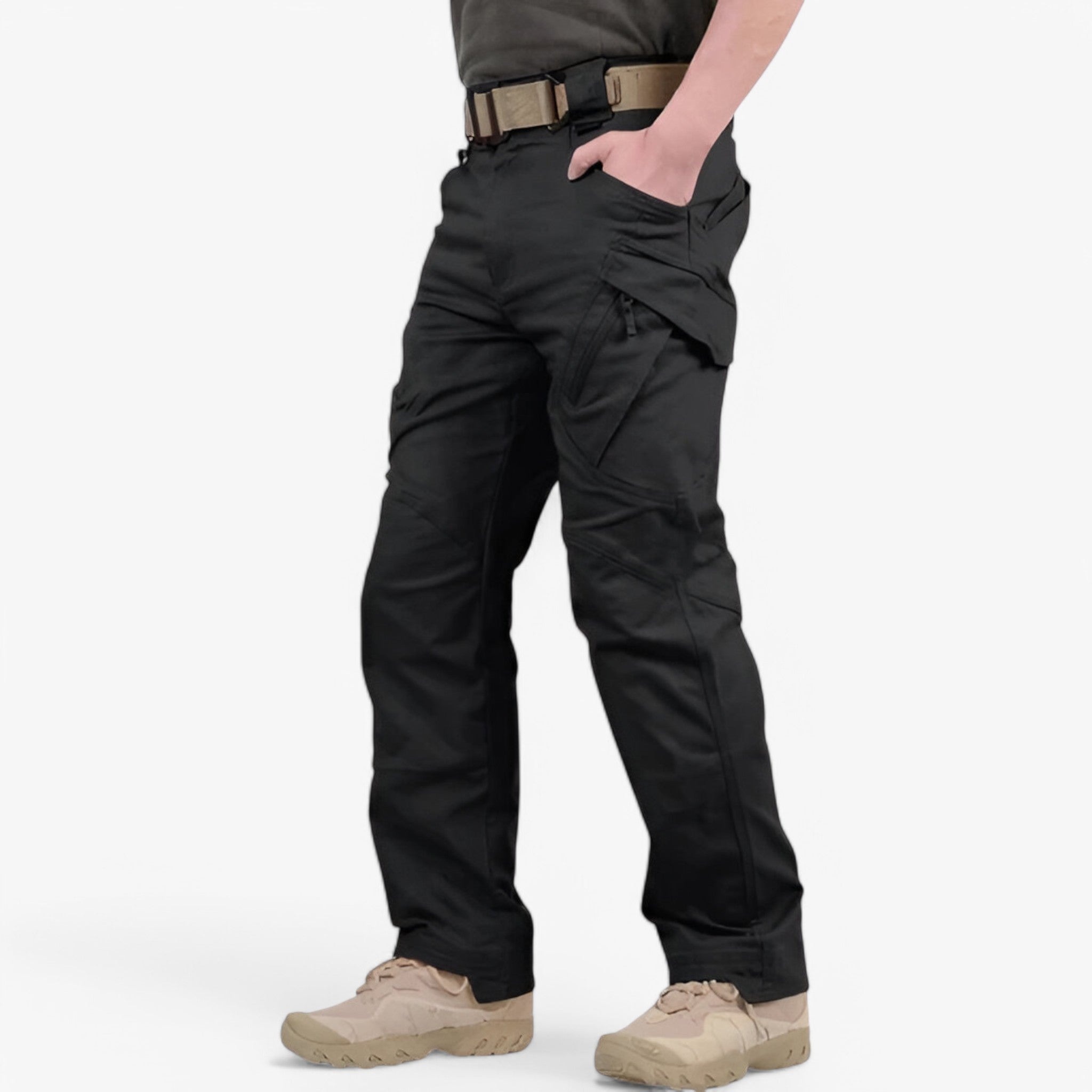 Lowen | Taktiske bukser - slidstærke og med flere lommer - Sort - men's fashion - {{ product_tags }