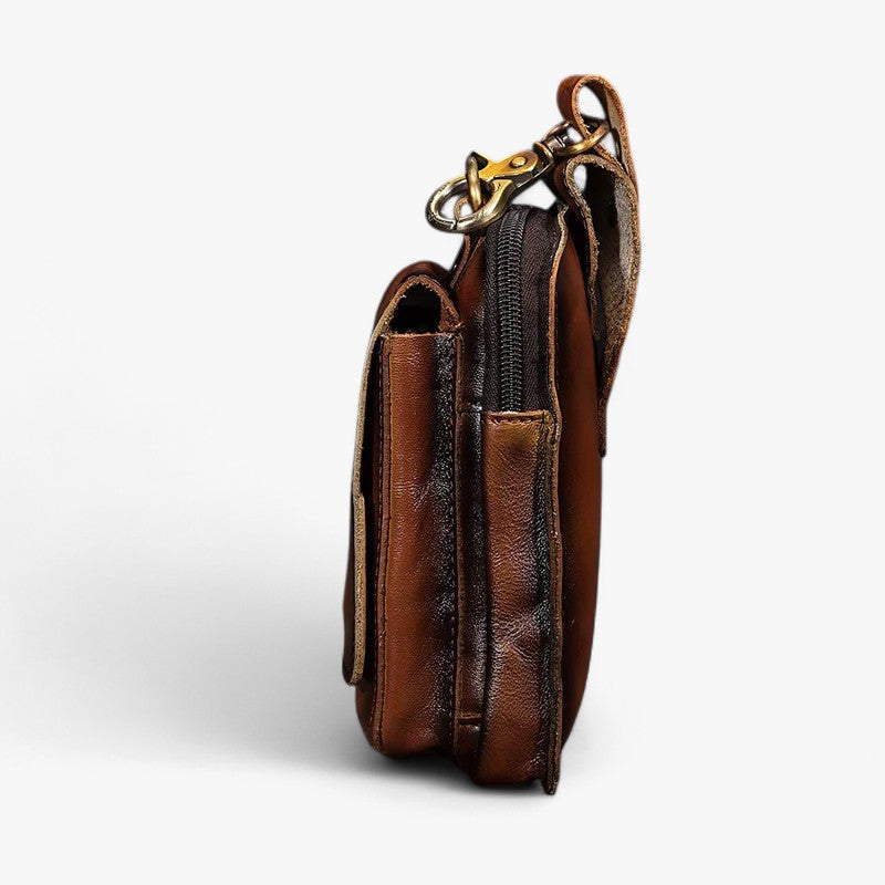 Ægte Læder Herre Hoftepose - - bags - {{ product_tags }