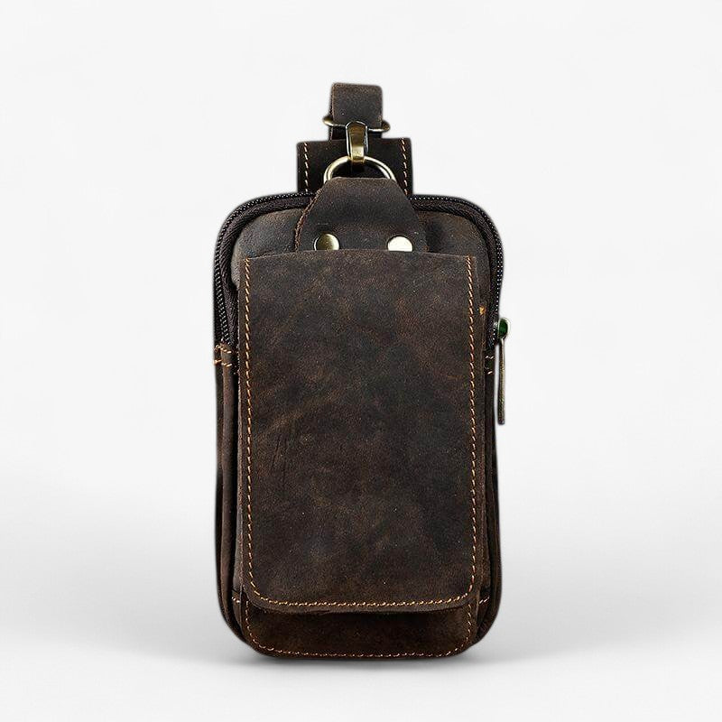 Ægte Læder Herre Hoftepose - - bags - {{ product_tags }