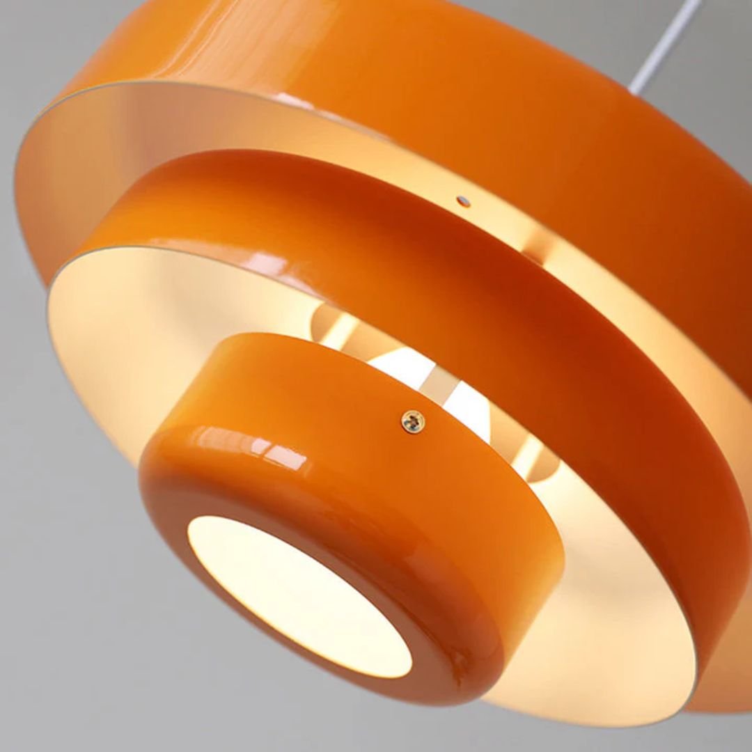 Moderne Arkitektonisk Lagdelt Pendellampe Koncentriske Ringe