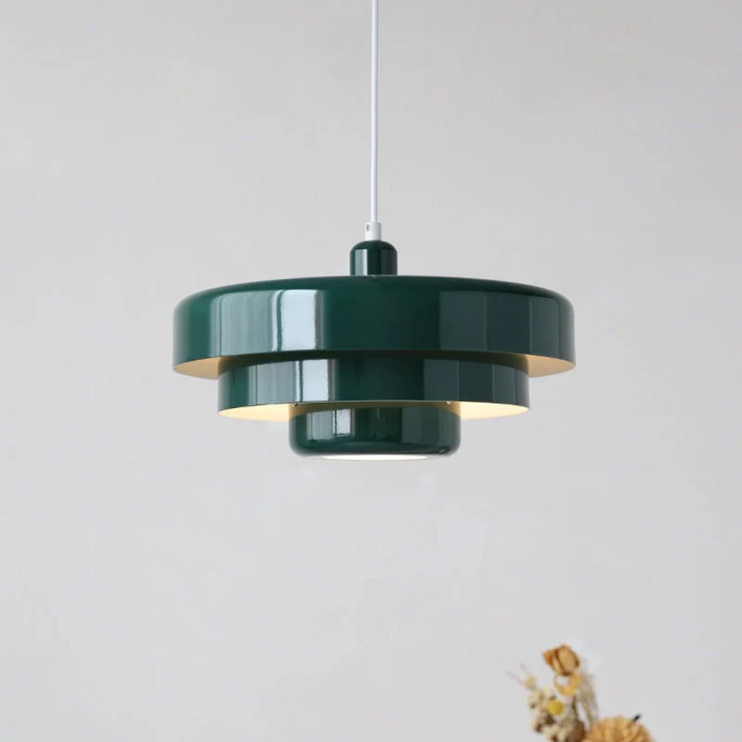 Moderne Arkitektonisk Lagdelt Pendellampe Koncentriske Ringe