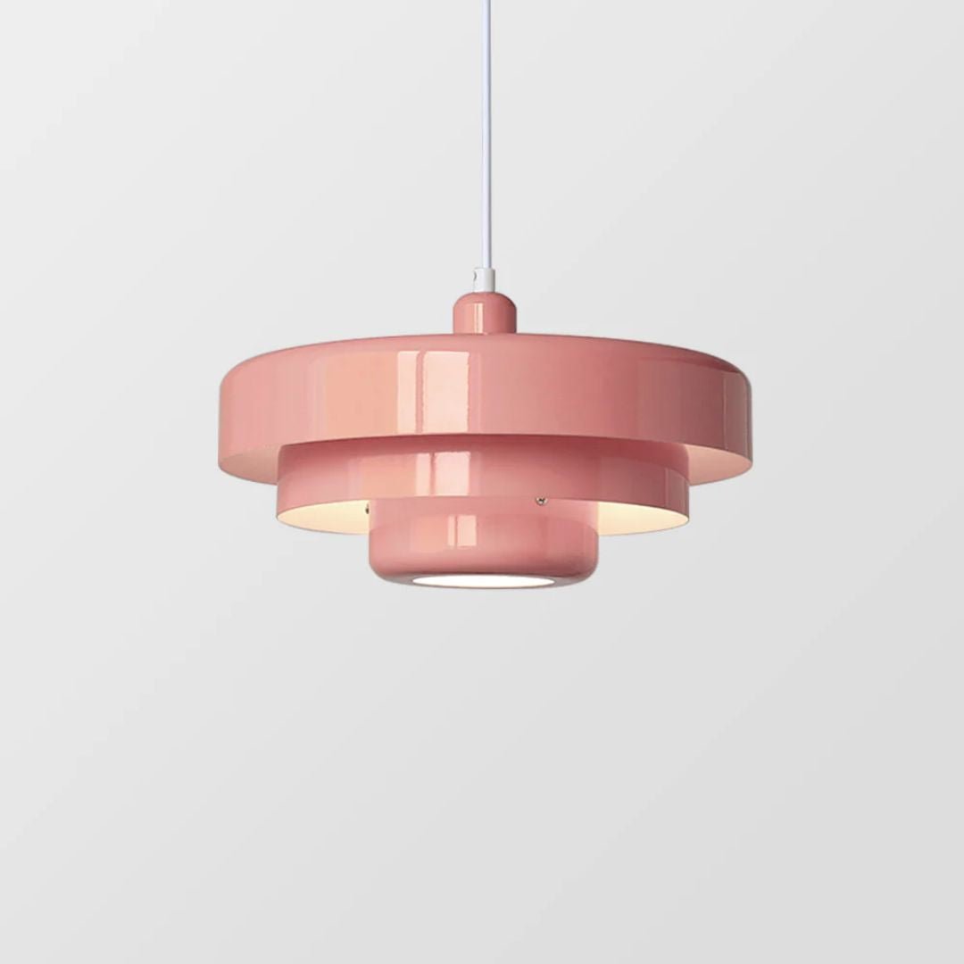 Moderne Arkitektonisk Lagdelt Pendellampe Koncentriske Ringe