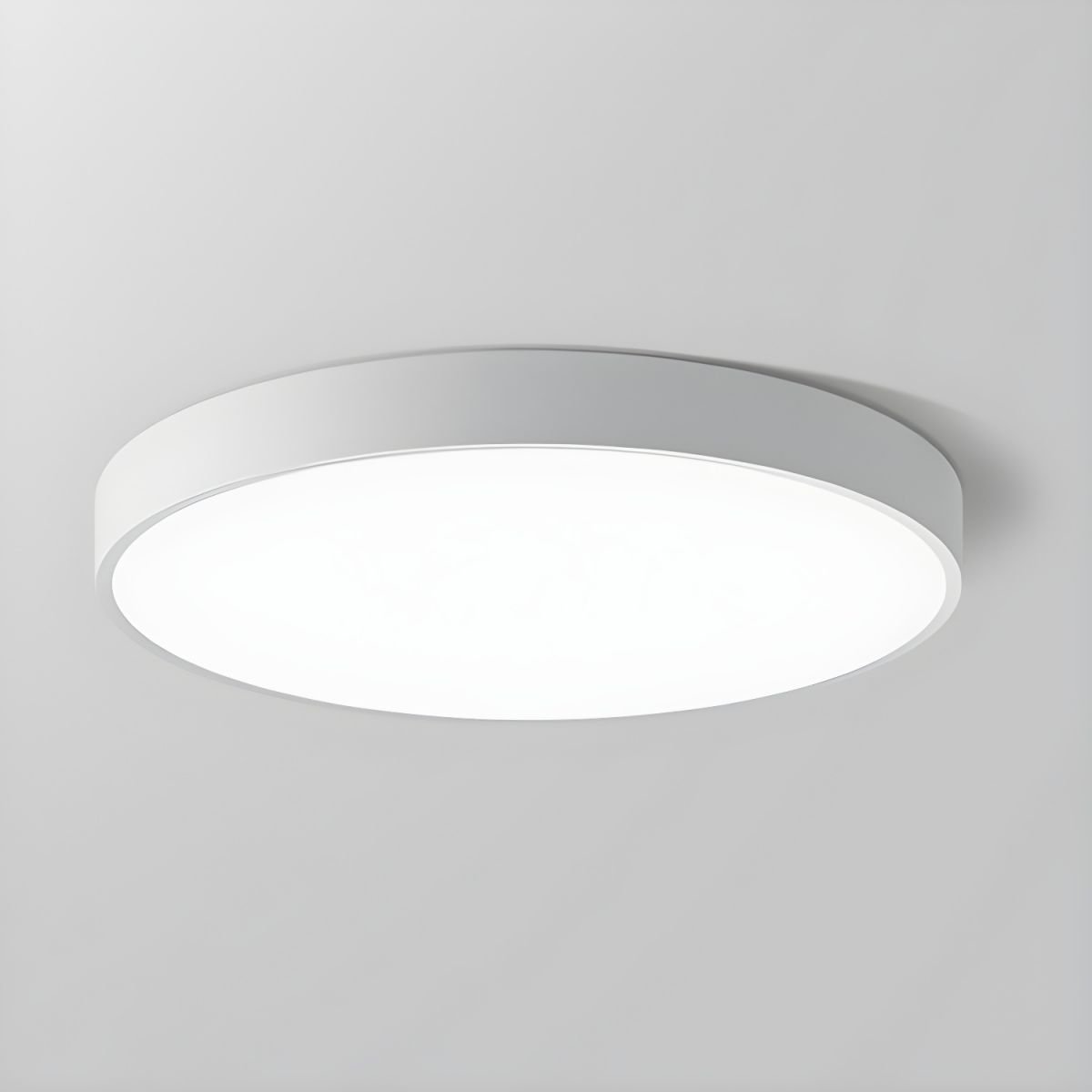 Moderne Rund LED Loftslampe Flad Disk