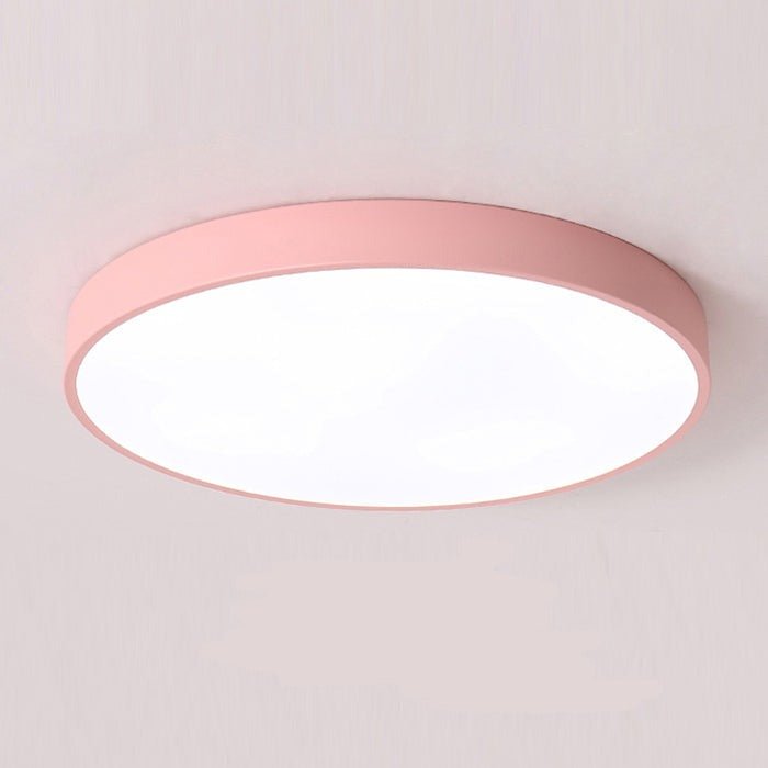 Moderne Rund LED Loftslampe Flad Disk