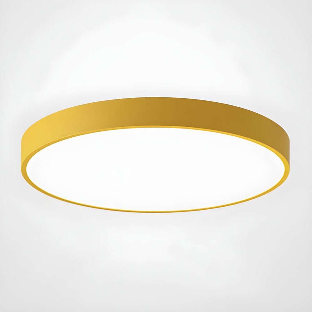 Moderne Rund LED Loftslampe Flad Disk