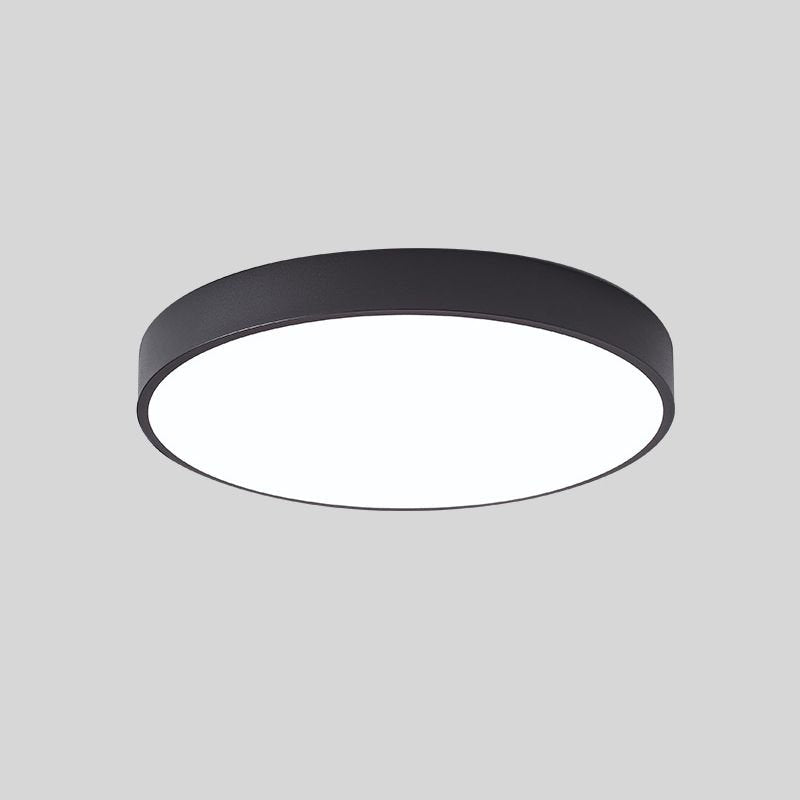 Moderne Rund LED Loftslampe Flad Disk