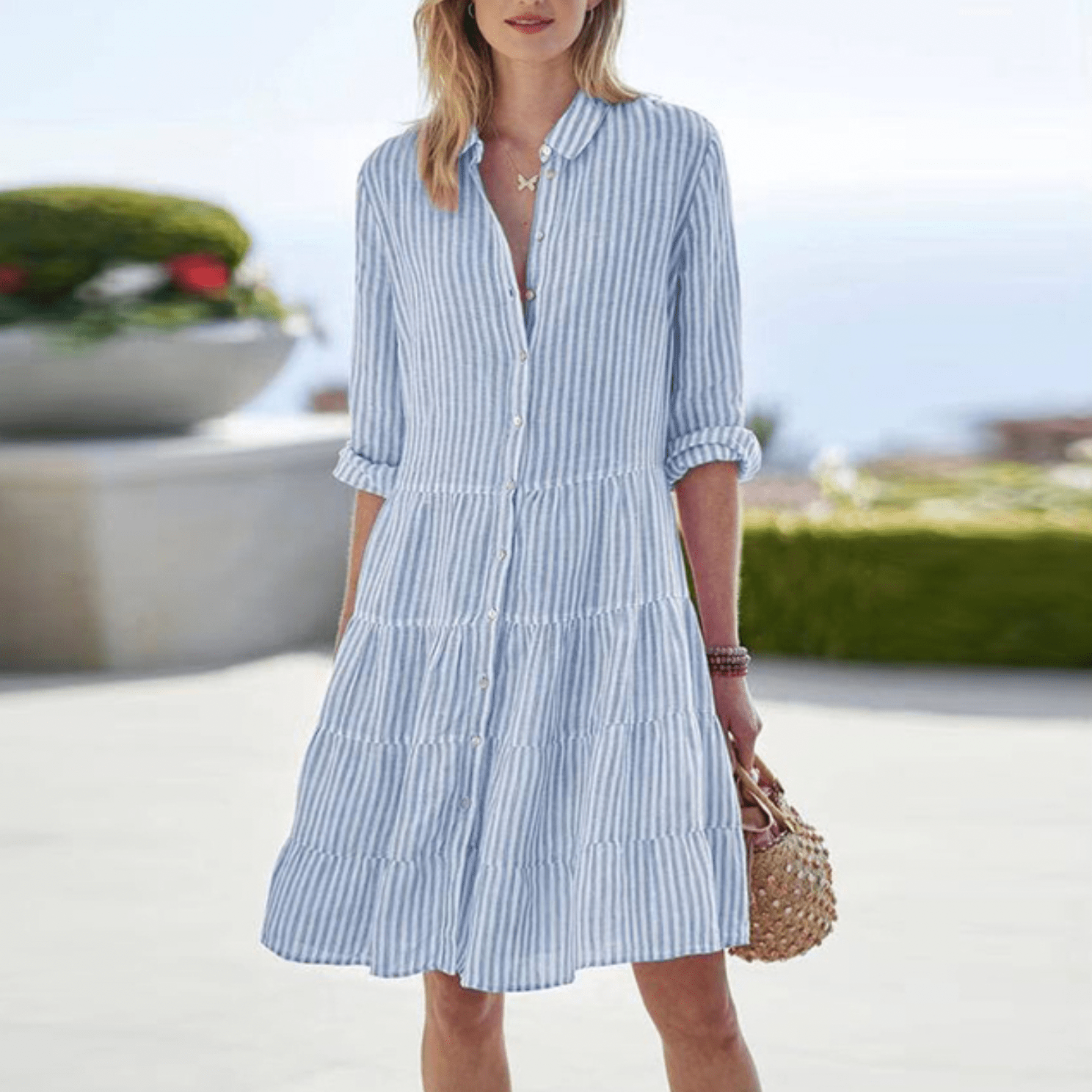 Lolita | Breezy stribet kjole