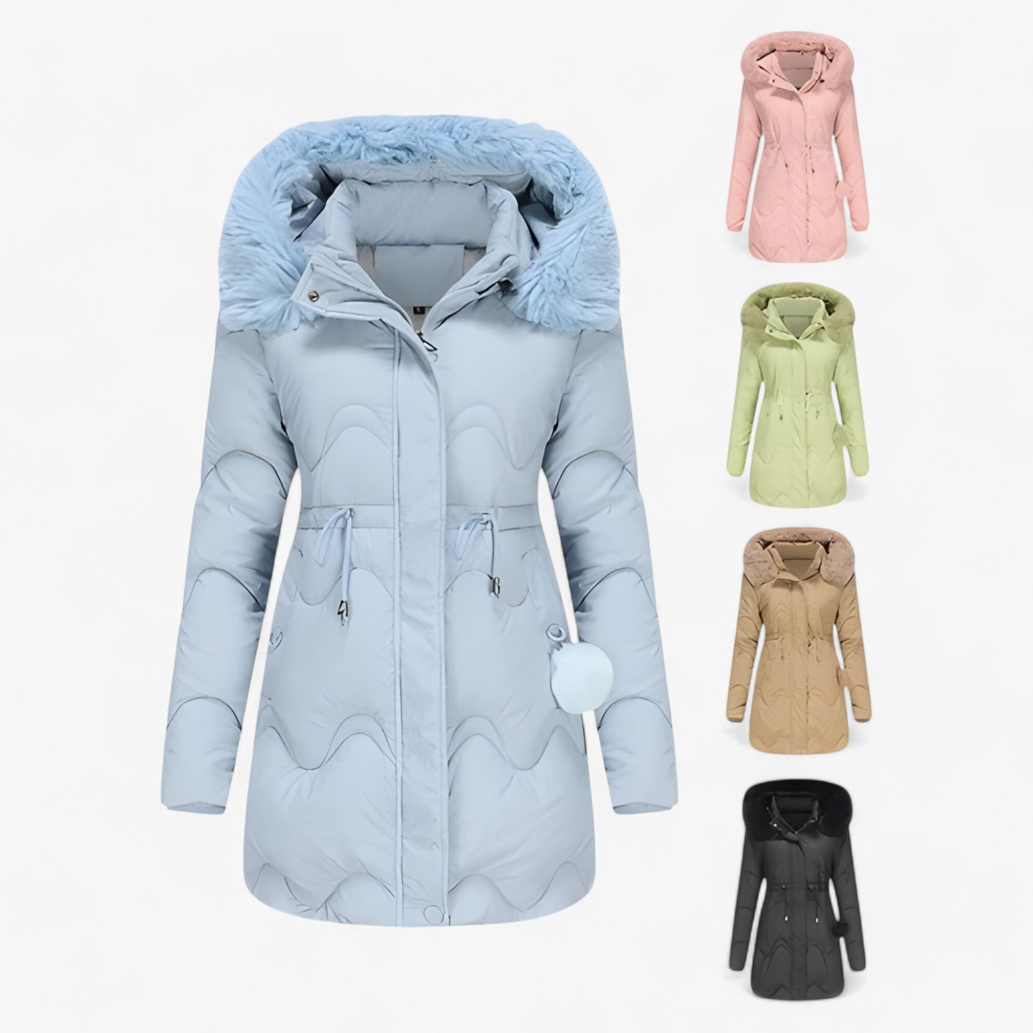 Aira | Vinterdunjakke - med hætte og tyk pels for maksimal varme - - winter - {{ product_tags }