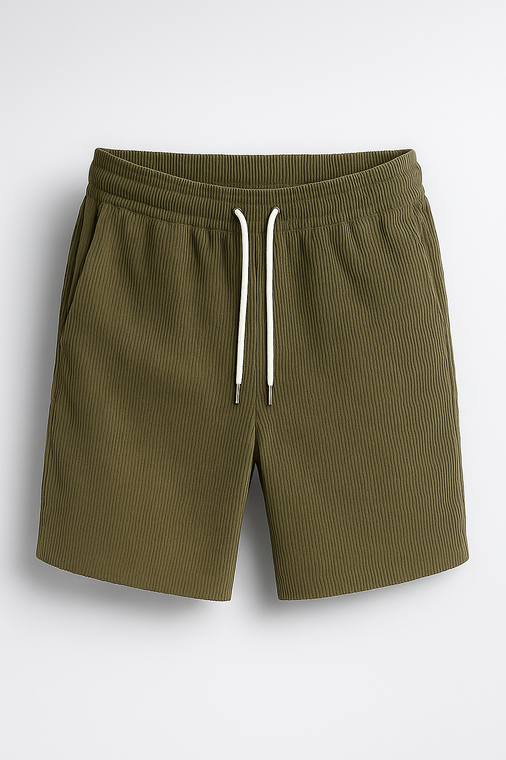 Milan | Casual fløjelsbukser med snøre - Oliven-grøn - Milan | Casual fløjelsbukser med snøre- €25 - {{ product_tags }