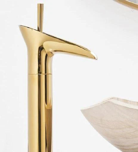 Huck - Waterfall antik håndvaskarmatur til badeværelset messing håndvaskarmatur - - house & garden - {{ product_tags }
