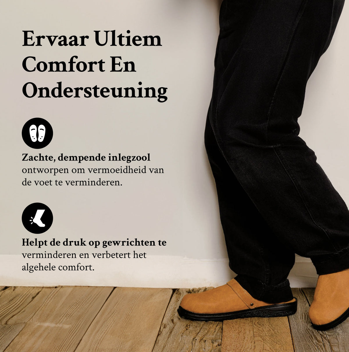 Herre Ortopaediske Laedertoefler - - Slippers - {{ product_tags }