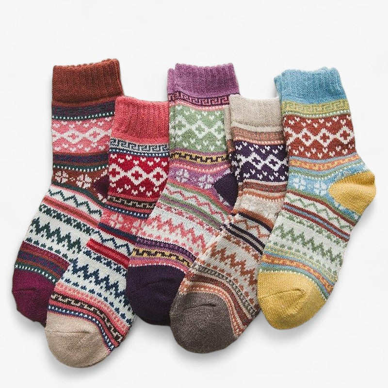 Vintersokker | varme, komfortable og slidstærke - Halden (5 par) - Vintersokker | varme, komfortable og slidstærke- €25 - {{ product_tags }