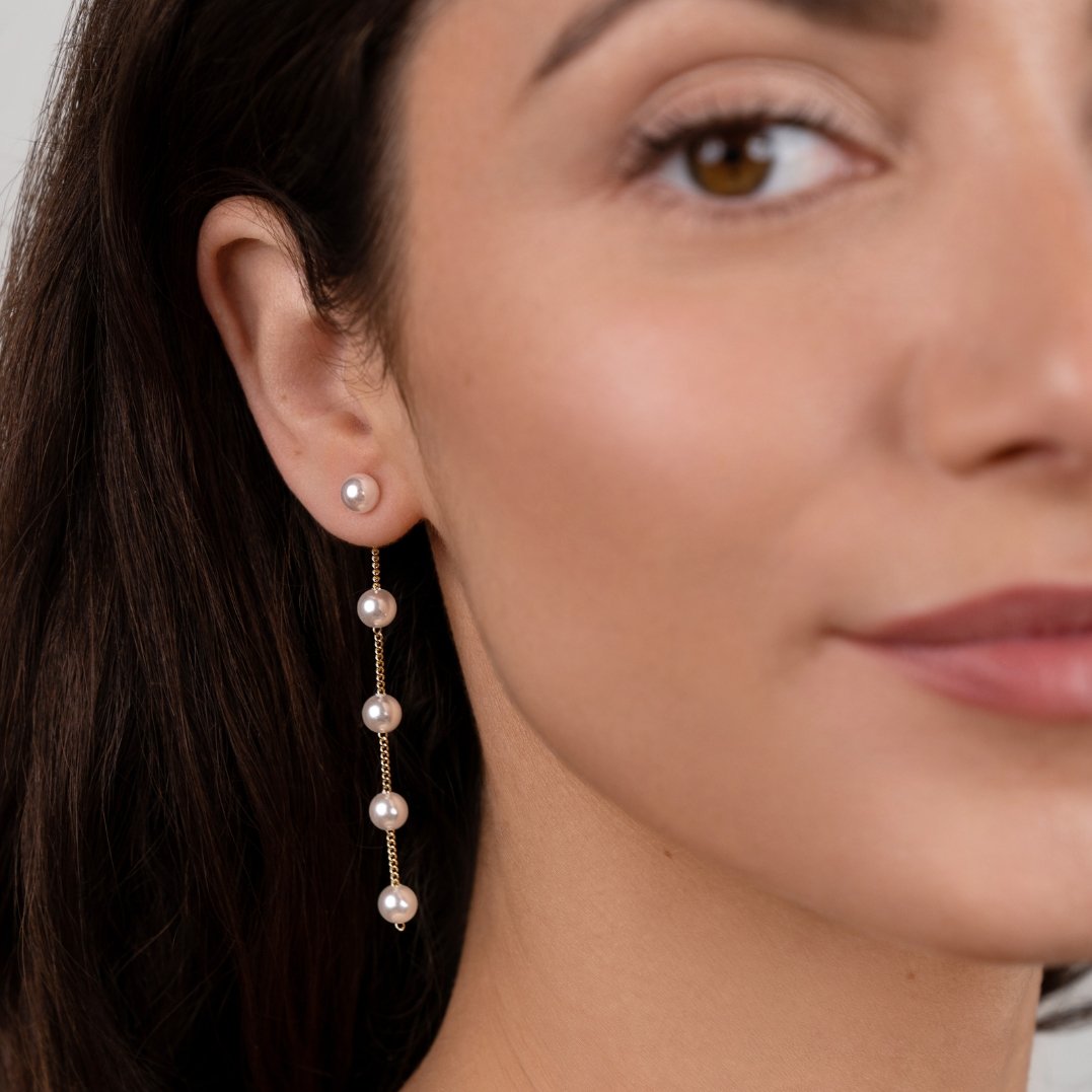 Perle dråbeøreringe - - Perle dråbeøreringe - €25 - {{ product_tags }