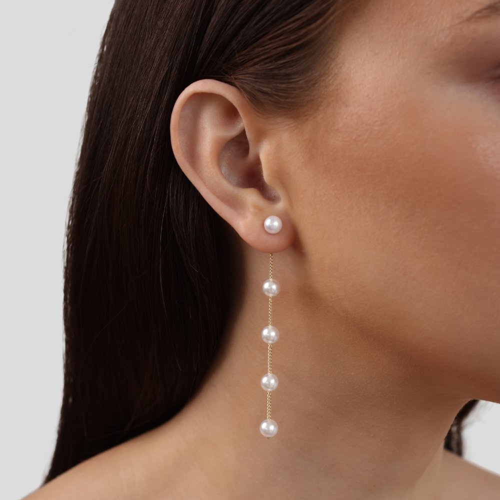 Perle dråbeøreringe - - Perle dråbeøreringe - €25 - {{ product_tags }
