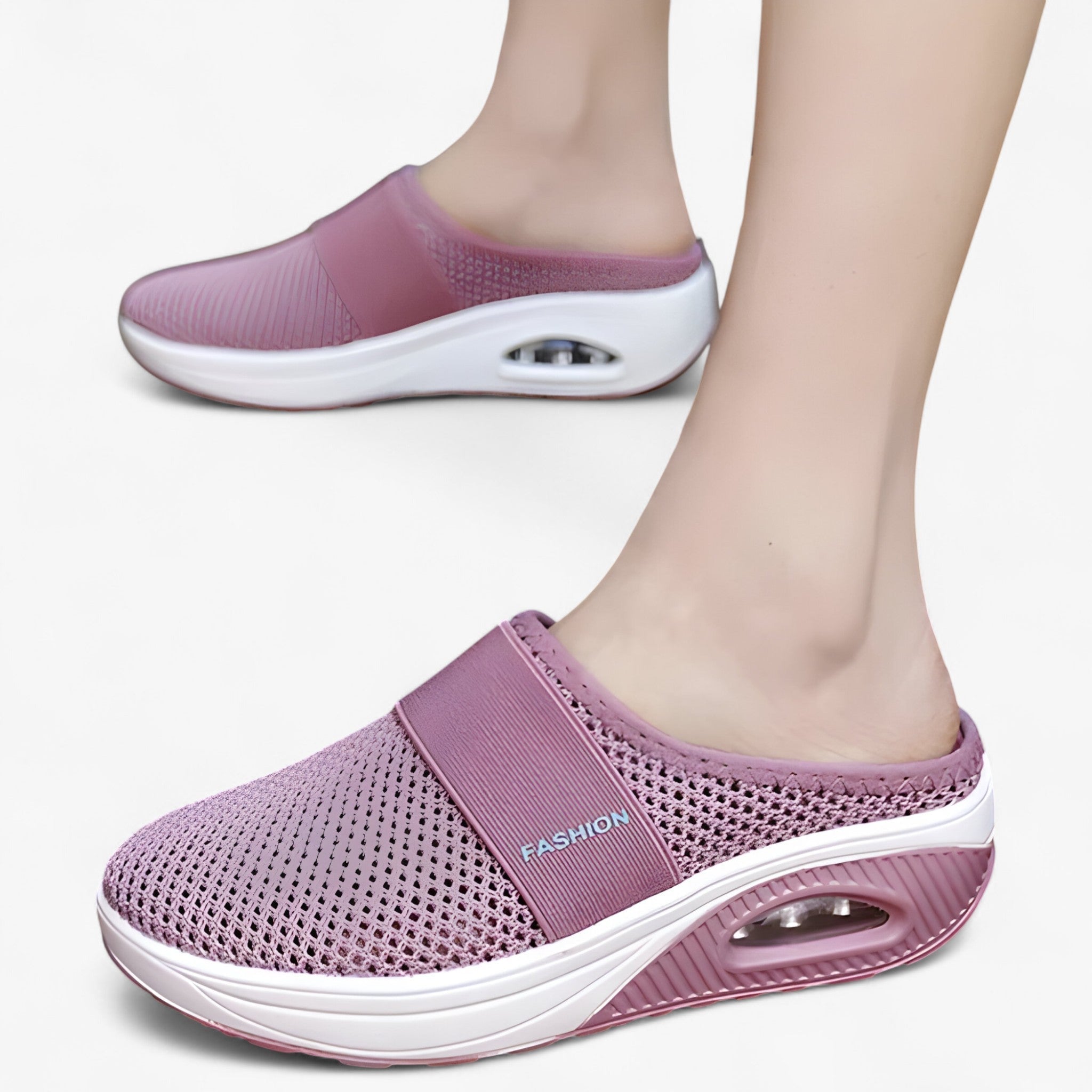 Freja | Komfortable Sko – Lethed og Friskhed til Hverdagens Skridt - Rosa - shoes - {{ product_tags }