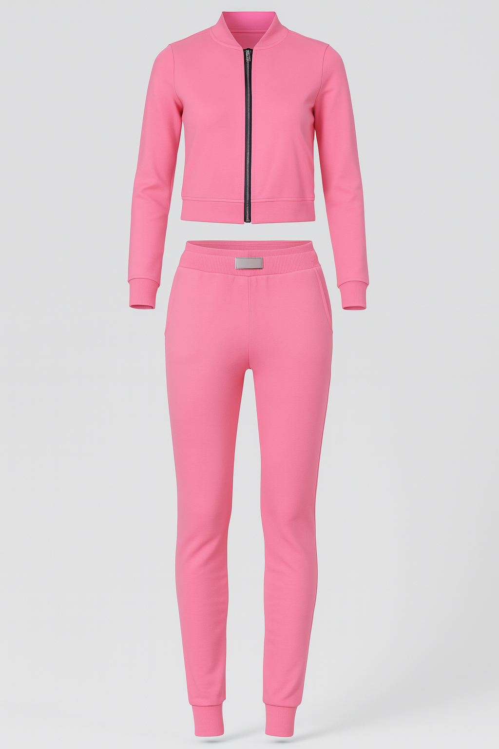 Visilisa | Dame fritidstræningsdragt med lynlåsjakke og joggingbukser - Lyserød - Visilisa | Dame fritidstræningsdragt med lynlåsjakke og joggingbukser - €25 - {{ product_tags }