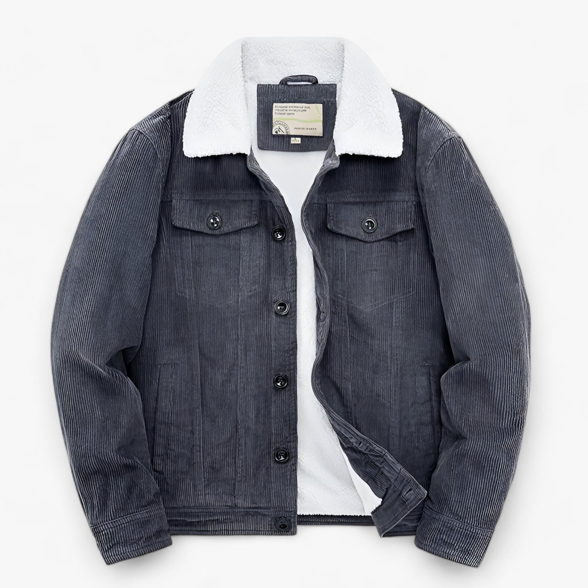 Ethan | Bomuldsjakke til mænd - Ultimativ vintervarme - Grå - Ethan | Bomuldsjakke til mænd - Ultimativ vintervarme- €25 - {{ product_tags }