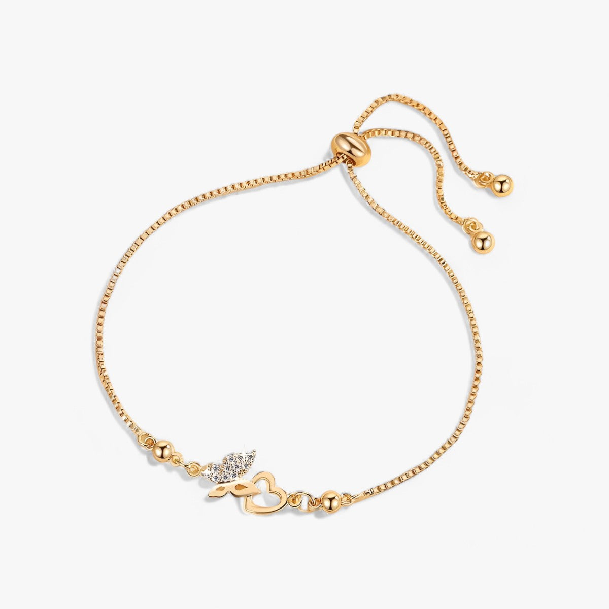Zirkon sommerfugl | Armbånd - Graciøs og Finstemt - - women's fashion - {{ product_tags }