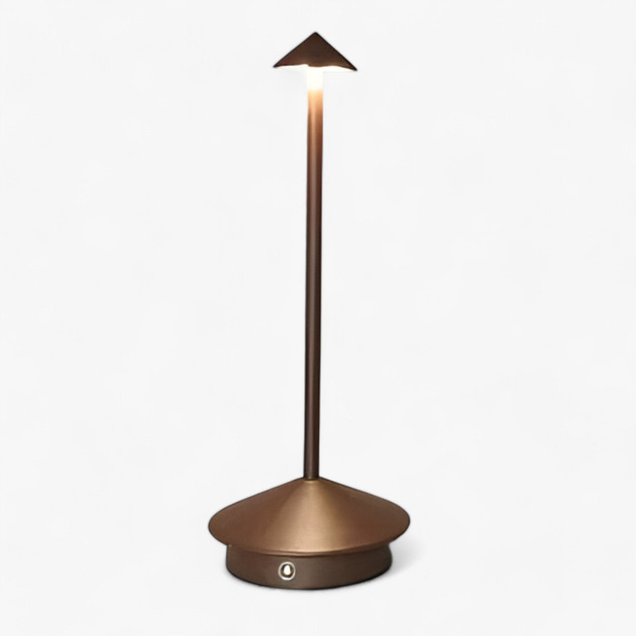 Tavolo | Genopladelig Type-C bordlampe - Kreativ LED-belysning til spisestuer og dekoration - Brun - other - {{ product_tags }