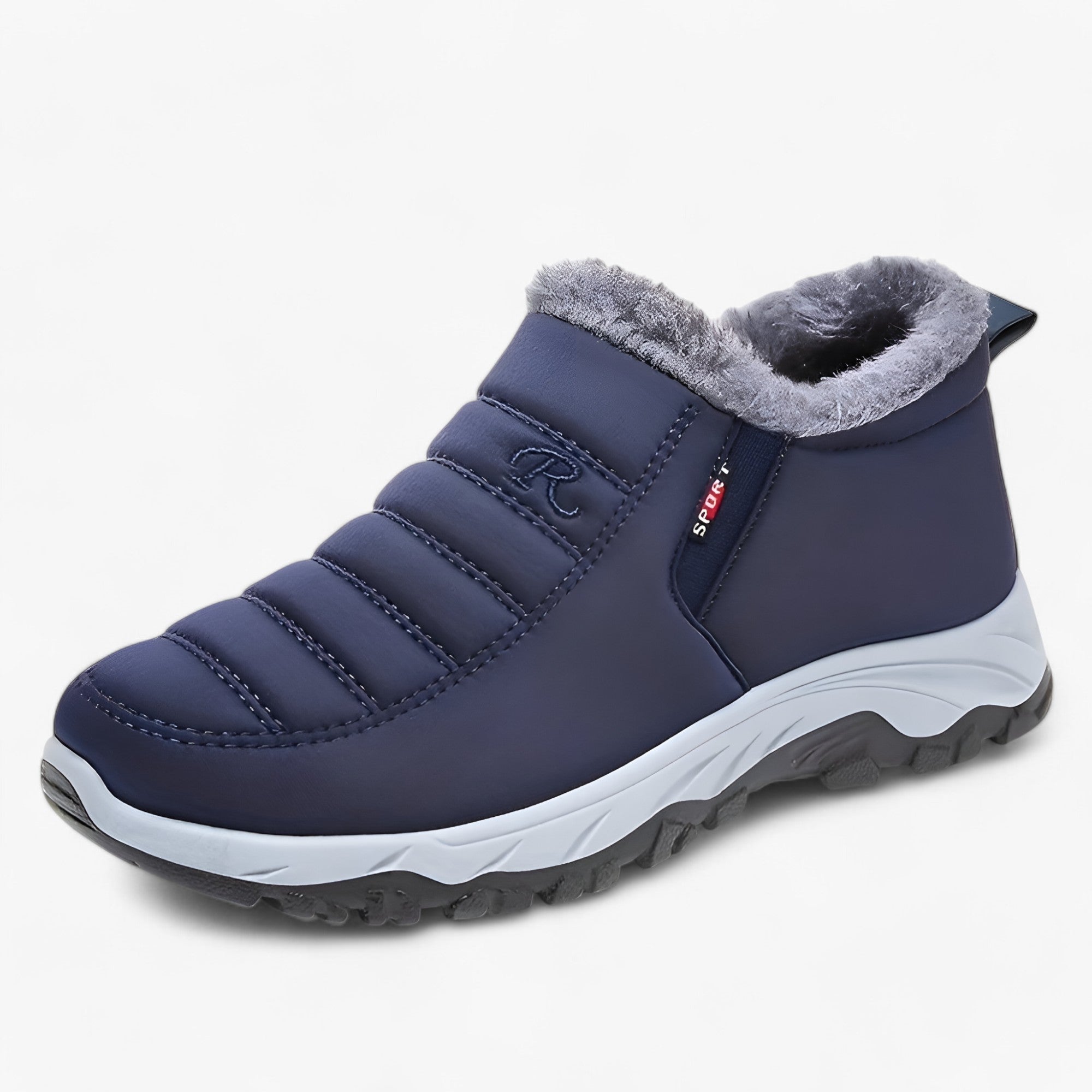 Clara | Fodrede snesko i fleece - Vinterkomfort Vandtætte og Varme - Blå - winter - {{ product_tags }