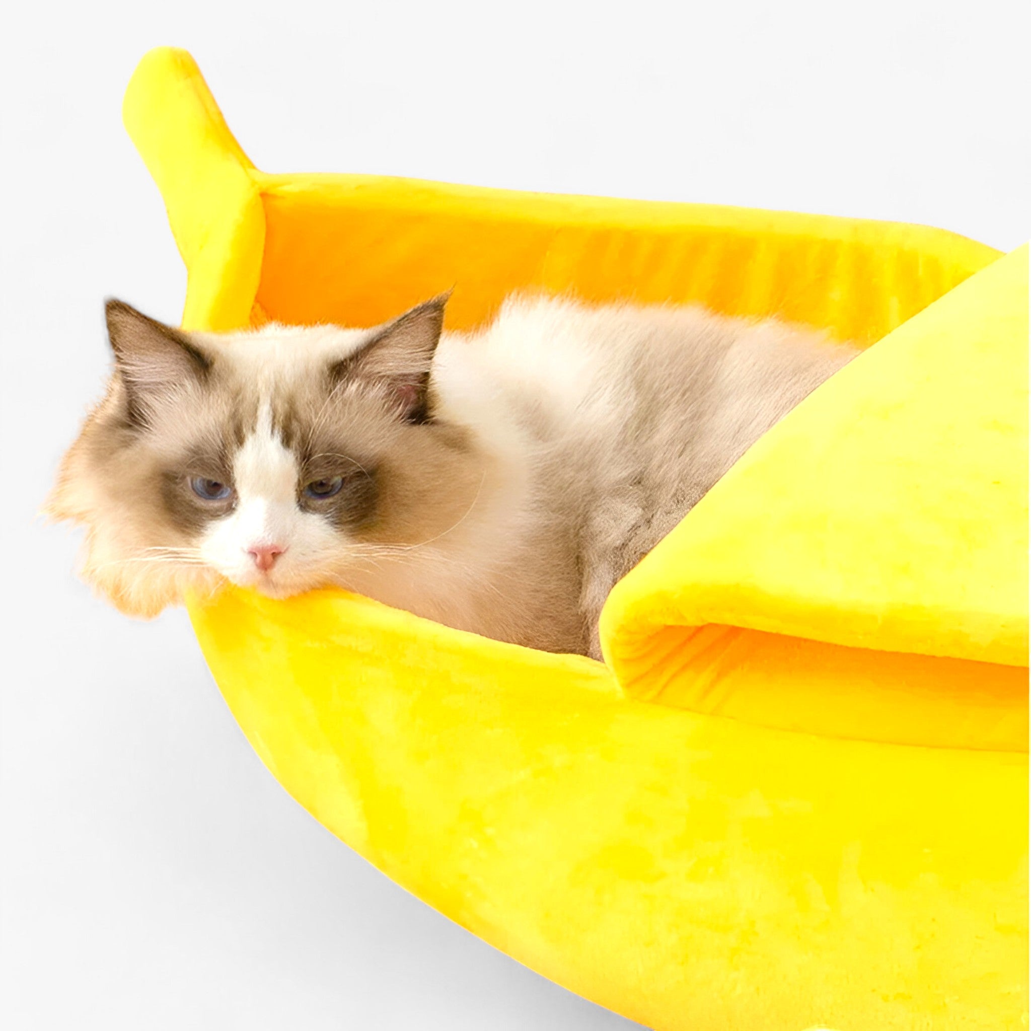 Luna | Bananformet kattekurv - Behagelig og sjov for katte - - other - {{ product_tags }