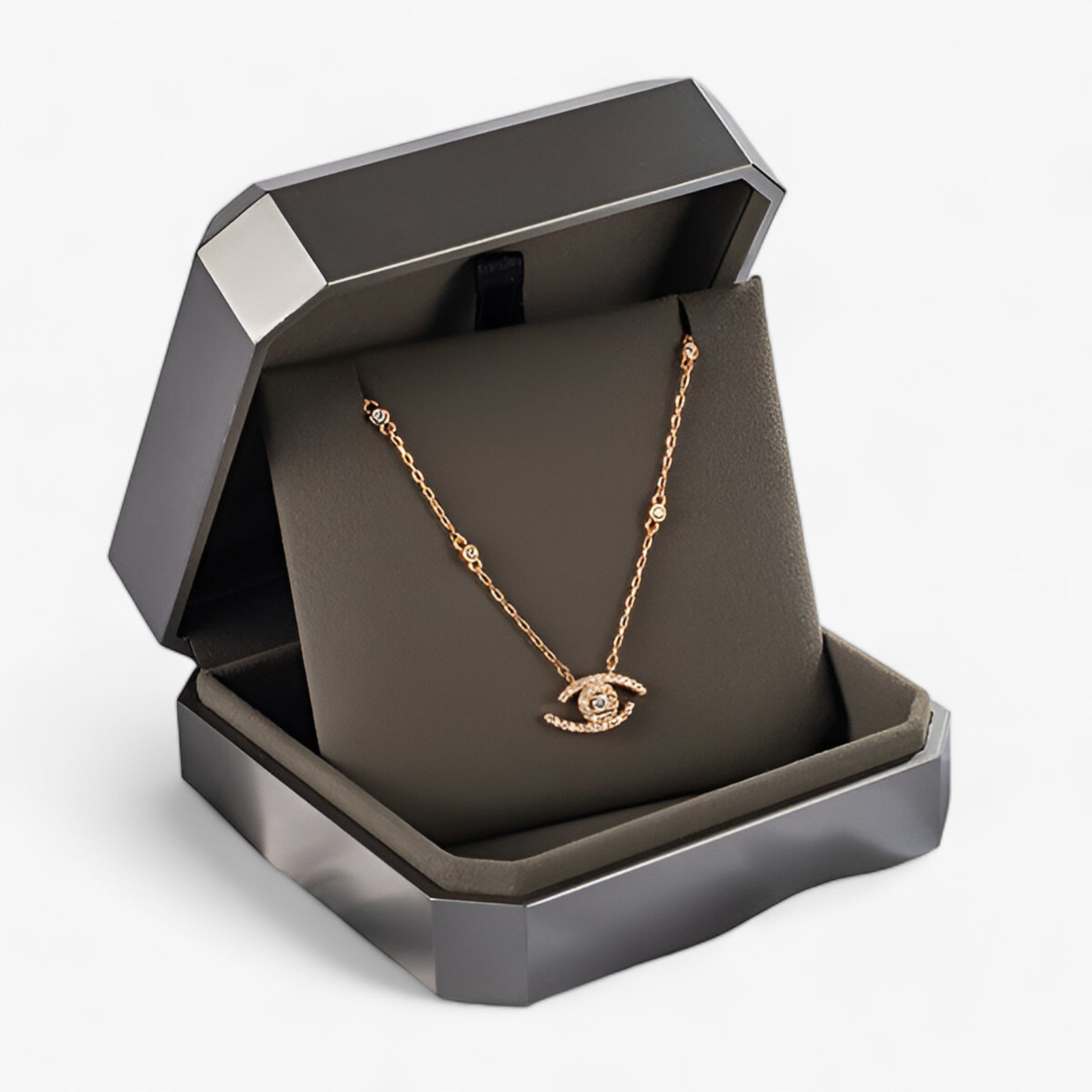CELESTE | Luksus halskæde - Stilfuldt magisk øje-design til alle lejligheder - Rosen Guld - other - {{ product_tags }