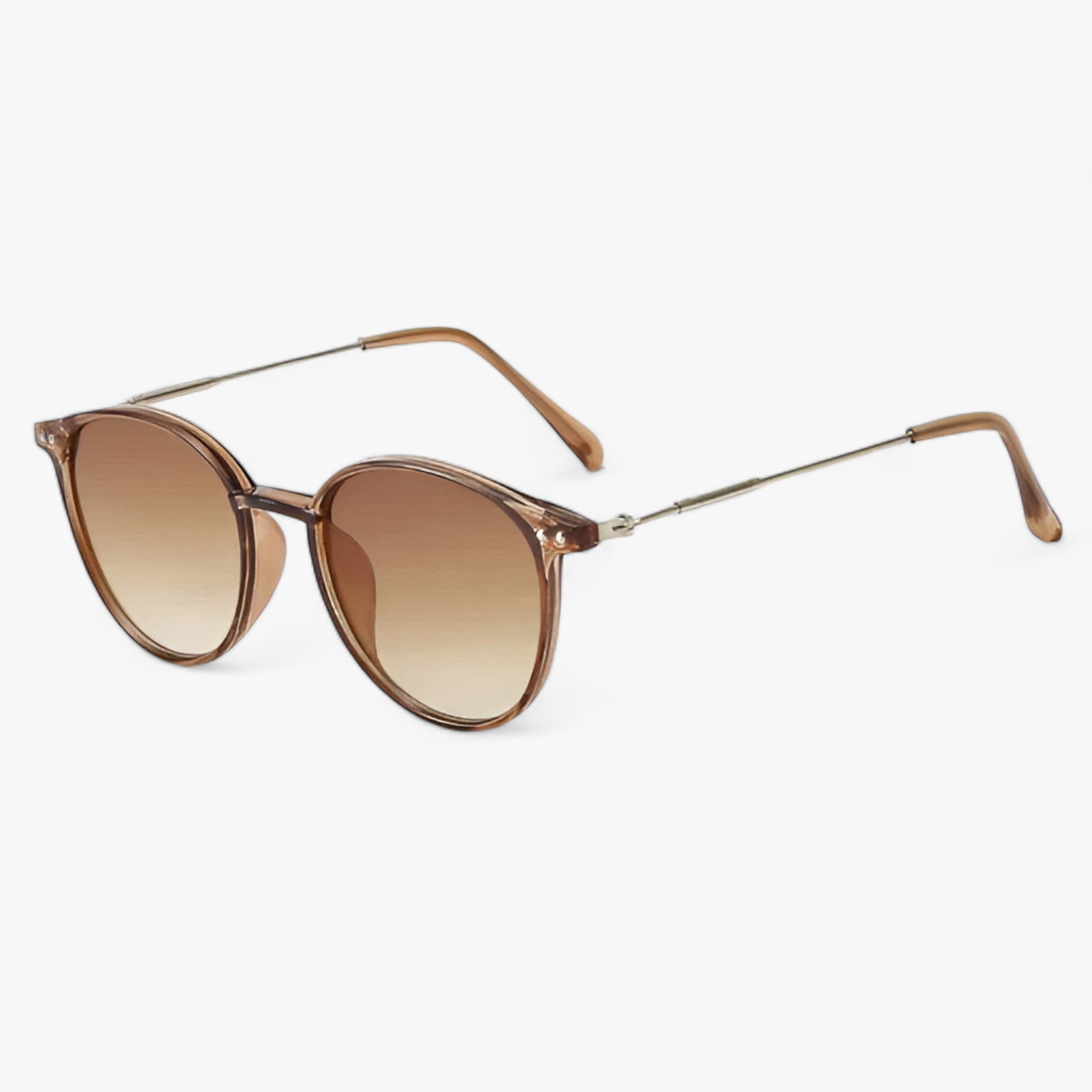AURORA | Luksuriøse solbriller - Klassisk rund ram til øjenbeskyttelse - Te Som afbildet - women's fashion - {{ product_tags }
