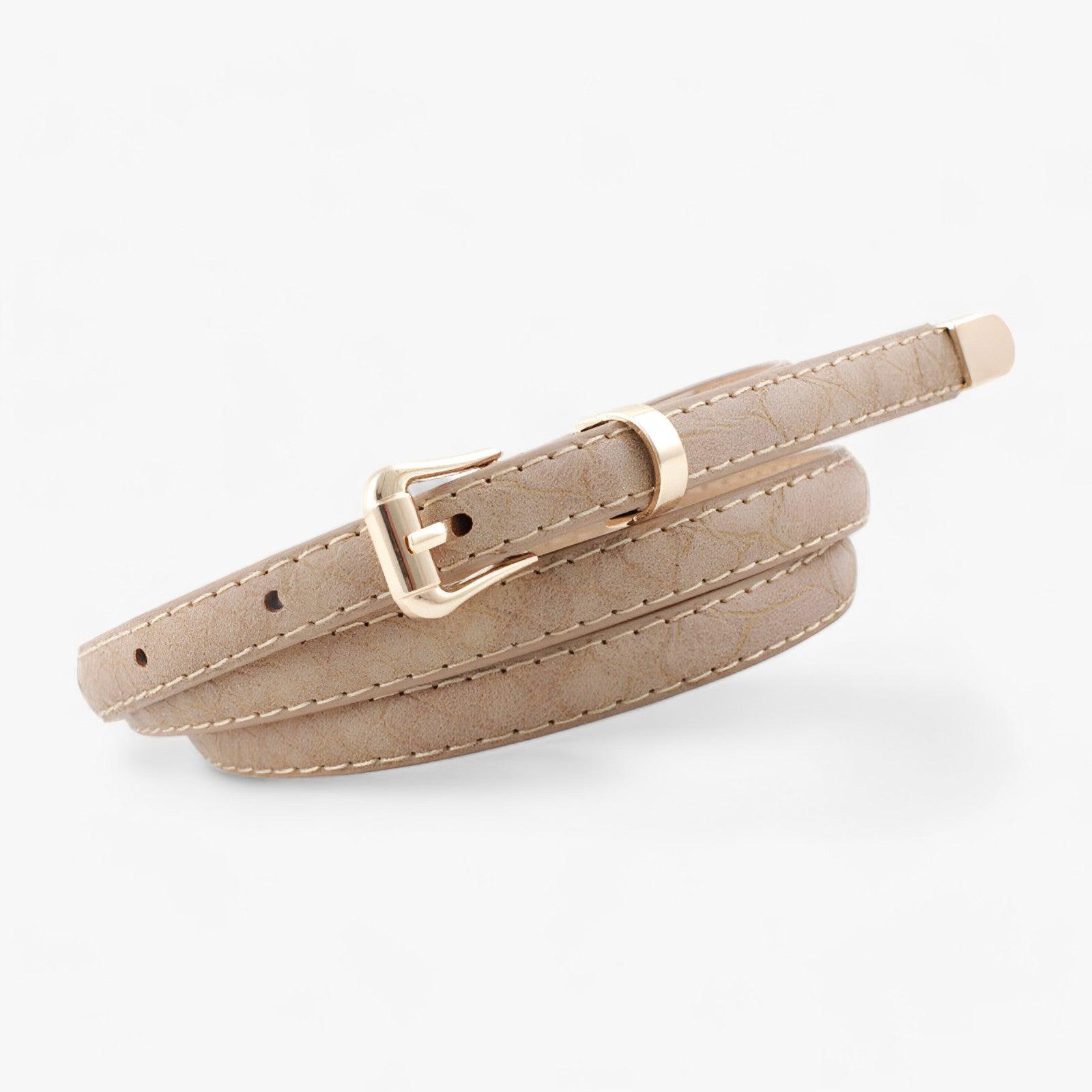 Laura | Tyndt bælte - stilfuldt taljebånd til alle lejligheder - Beige - women's fashion - {{ product_tags }