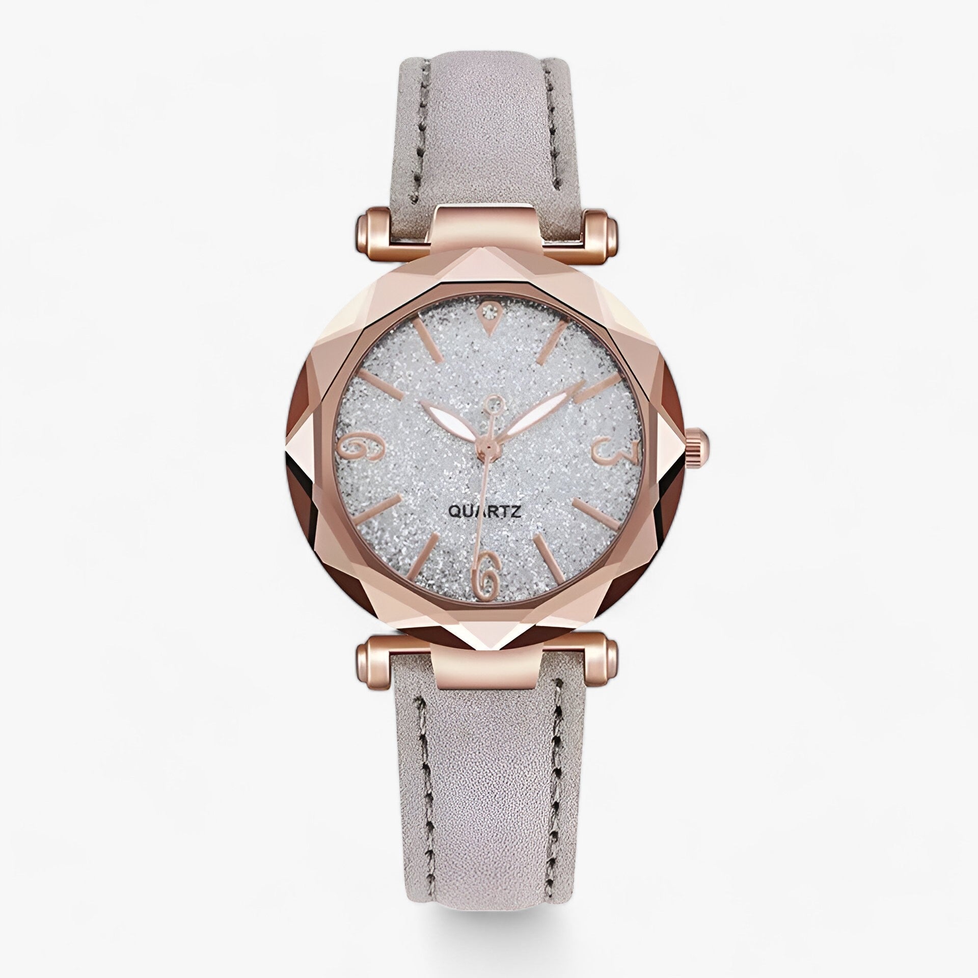 Starry | Strass kvarts - Elegant tidtager - Grå - watches - {{ product_tags }