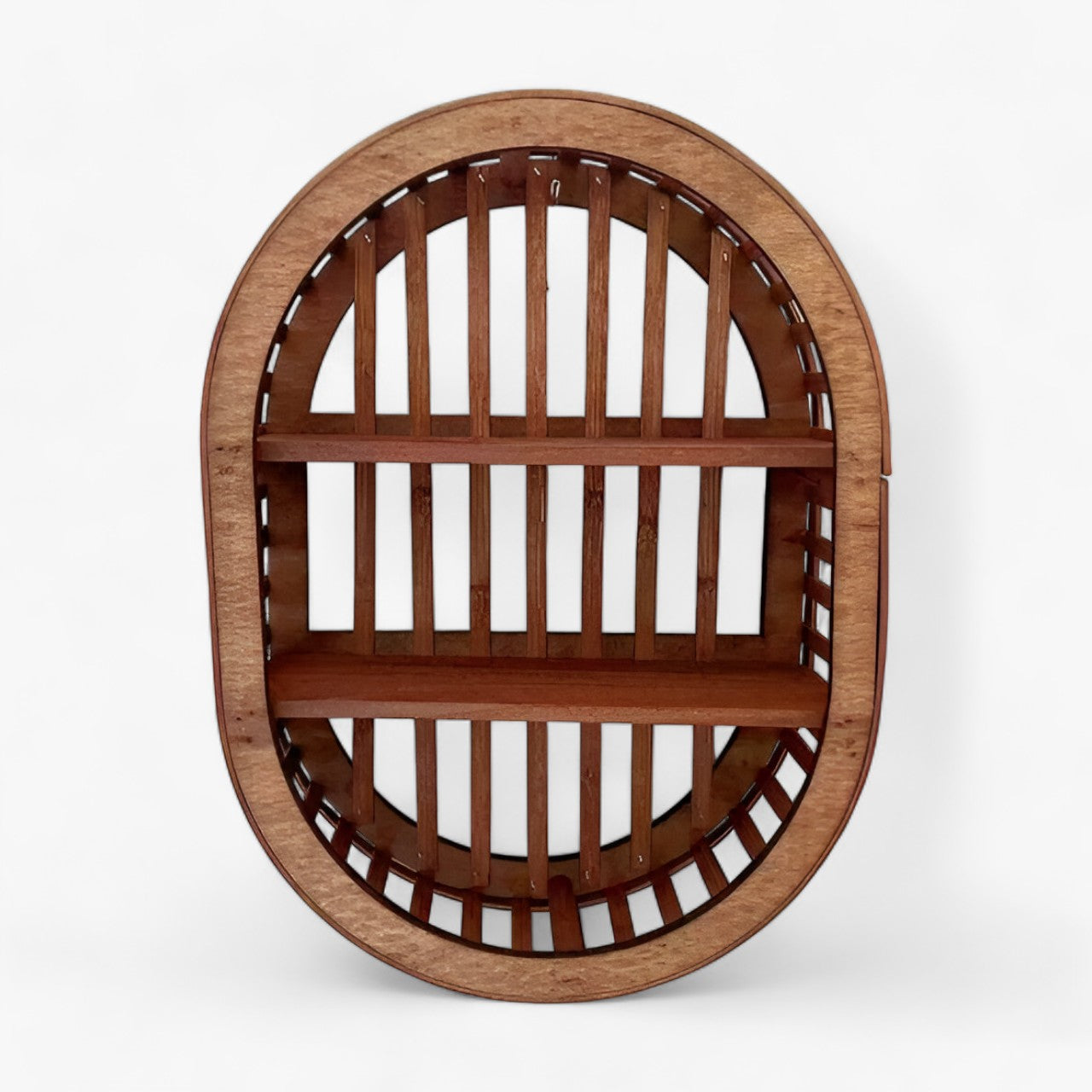 Bamboo Chic | Væghylder - Stilfuld og Alsidig Opbevaring - Oval - house & garden - {{ product_tags }