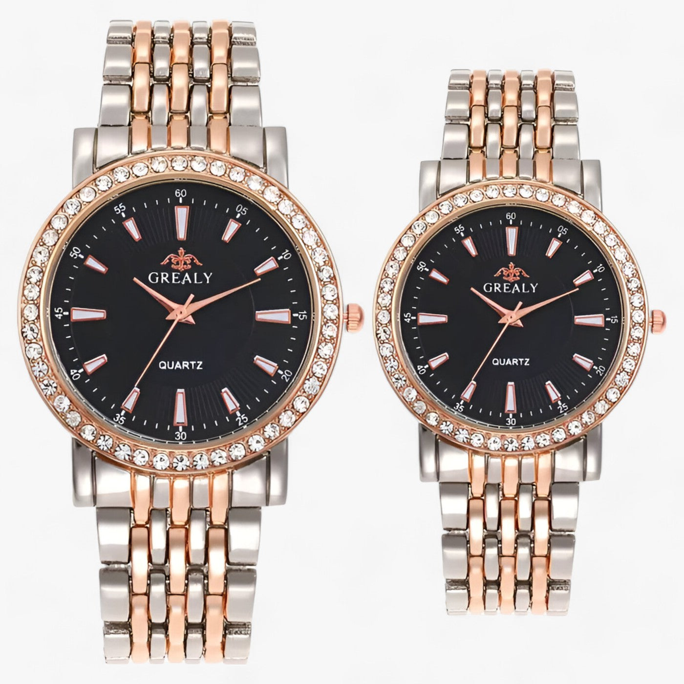 LUXE | Elegant stenbrud i rustfrit stål - perfekt symbiose af stil og præcision - - watches - {{ product_tags }