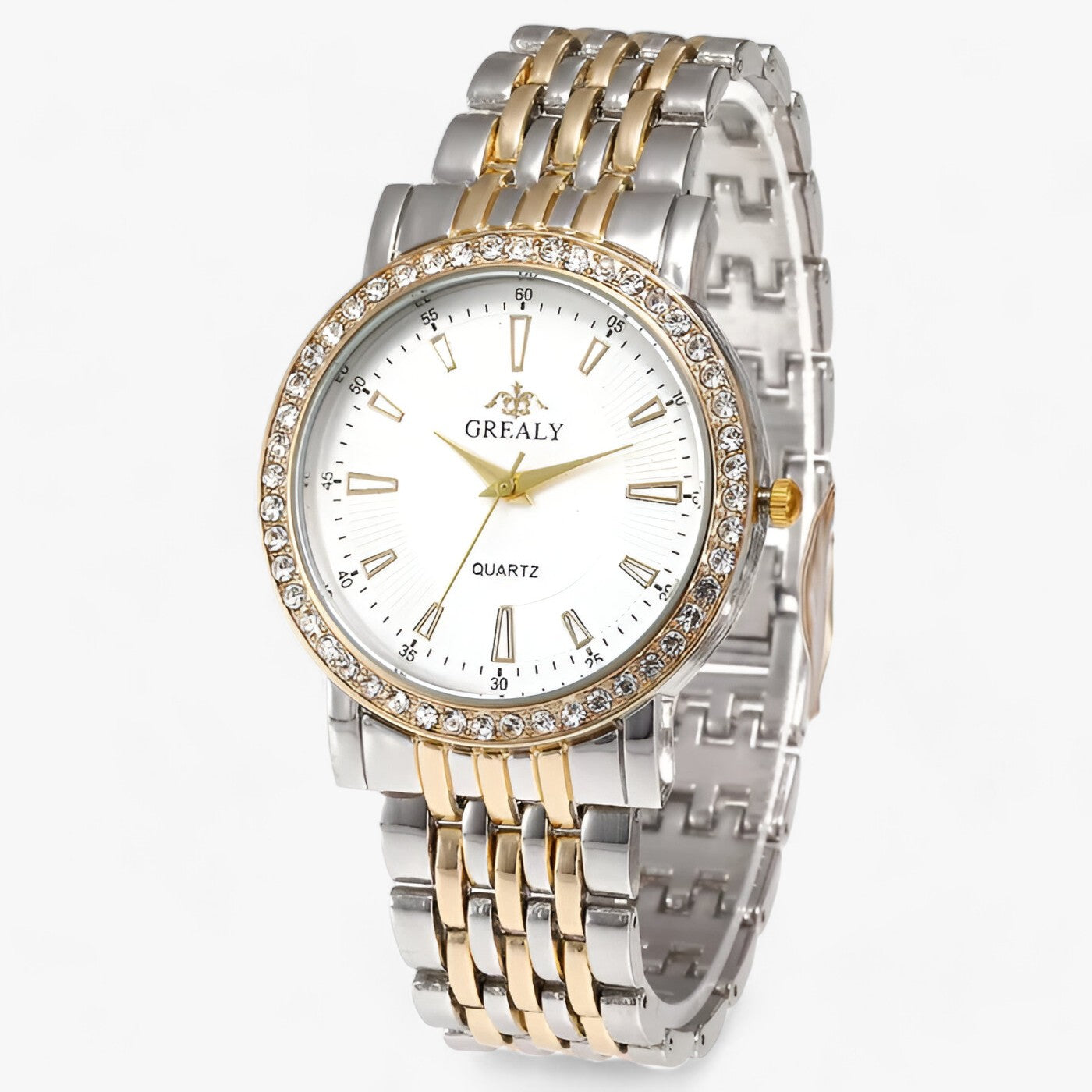 LUXE | Elegant stenbrud i rustfrit stål - perfekt symbiose af stil og præcision - - watches - {{ product_tags }