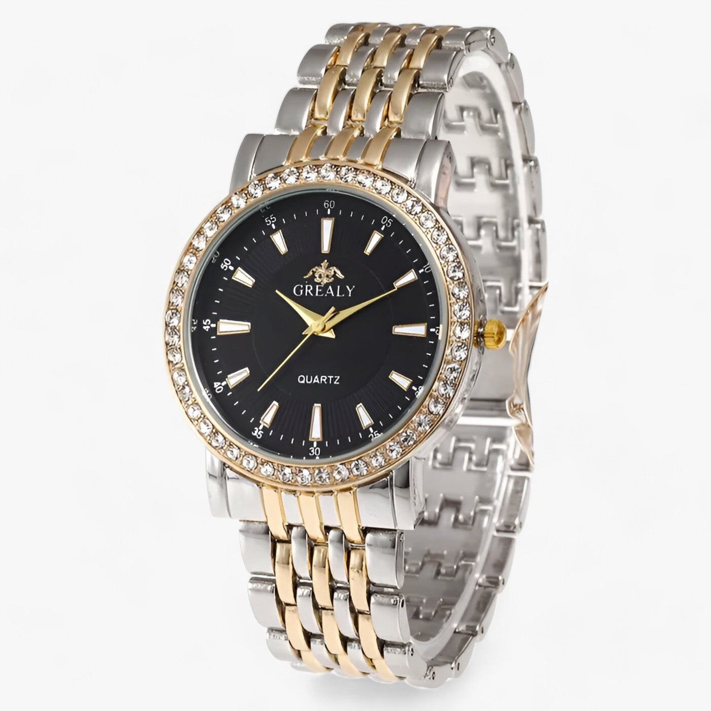 LUXE | Elegant stenbrud i rustfrit stål - perfekt symbiose af stil og præcision - - watches - {{ product_tags }