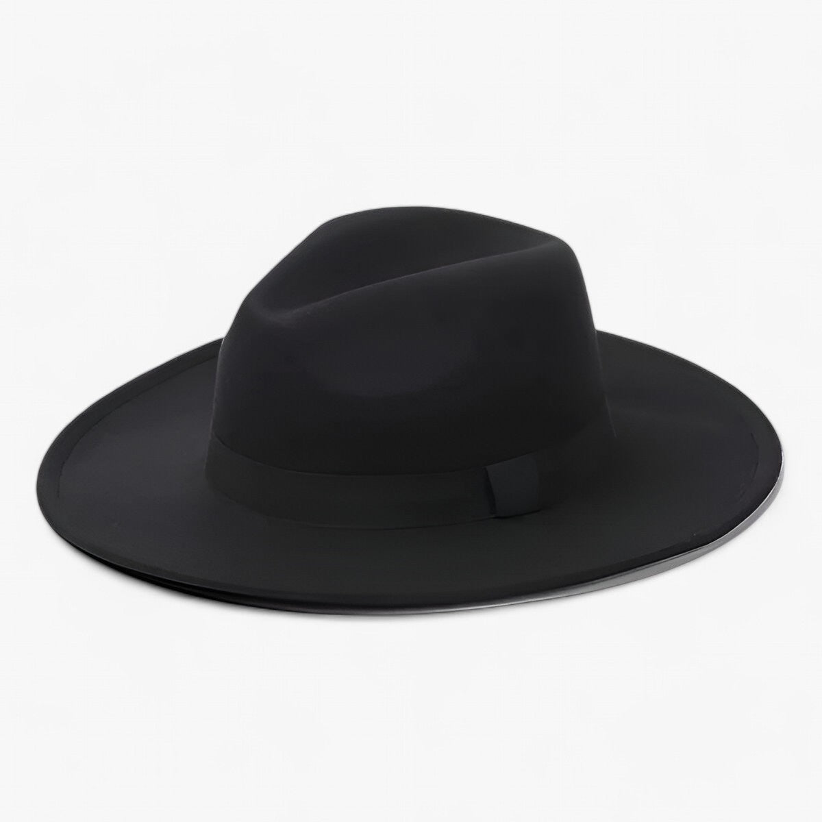 Lena | Uld-Fedora-Hat - Hold dig stilfuldt varm - Sort - women's fashion - {{ product_tags }