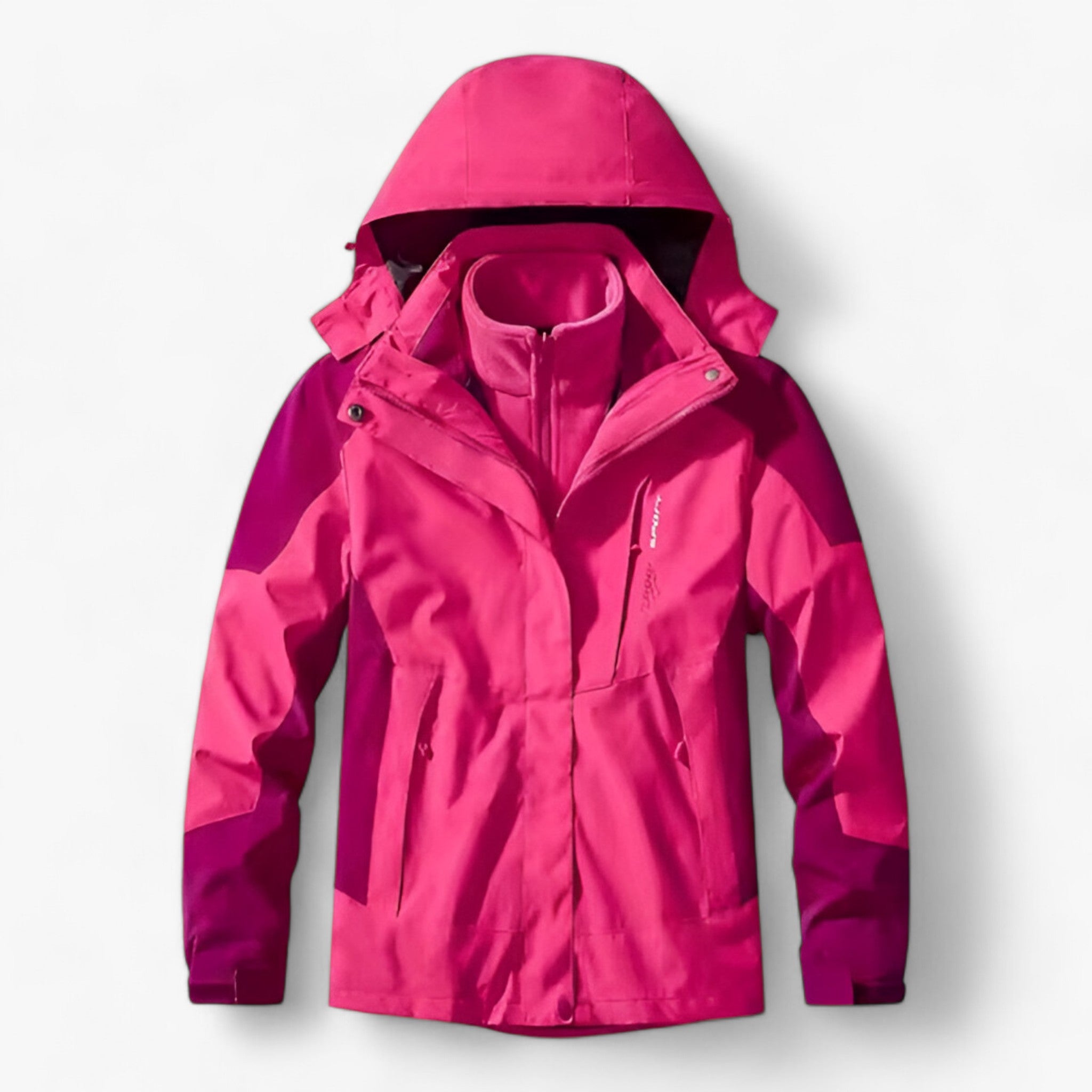 Avery | Udendørs Sæt 3-i-1 - Vintervarmt Vandtæt - Femmes rose - Jackets - {{ product_tags }