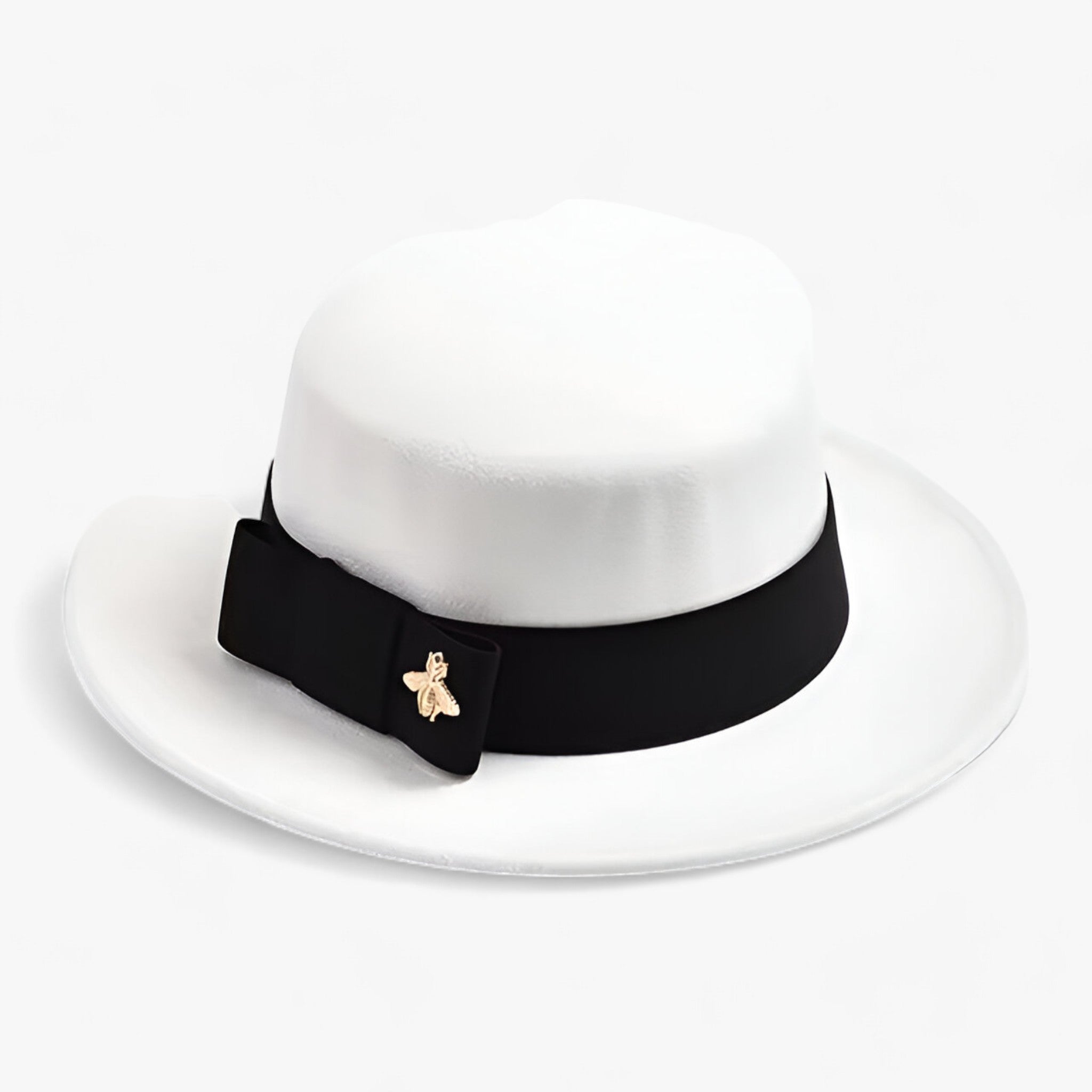 Ambra | Fedorahat til kvinder - elegant og moderigtig til formelle lejligheder - Hvid02 - women's fashion - {{ product_tags }