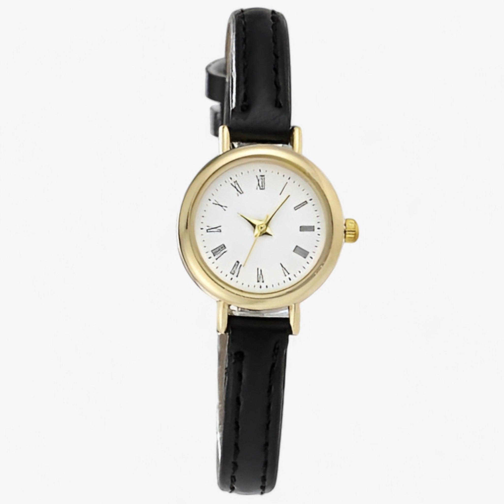 LUNA | Lille rundt ur - Chic minimalisme til hverdagsstilen - Sort - watches - {{ product_tags }