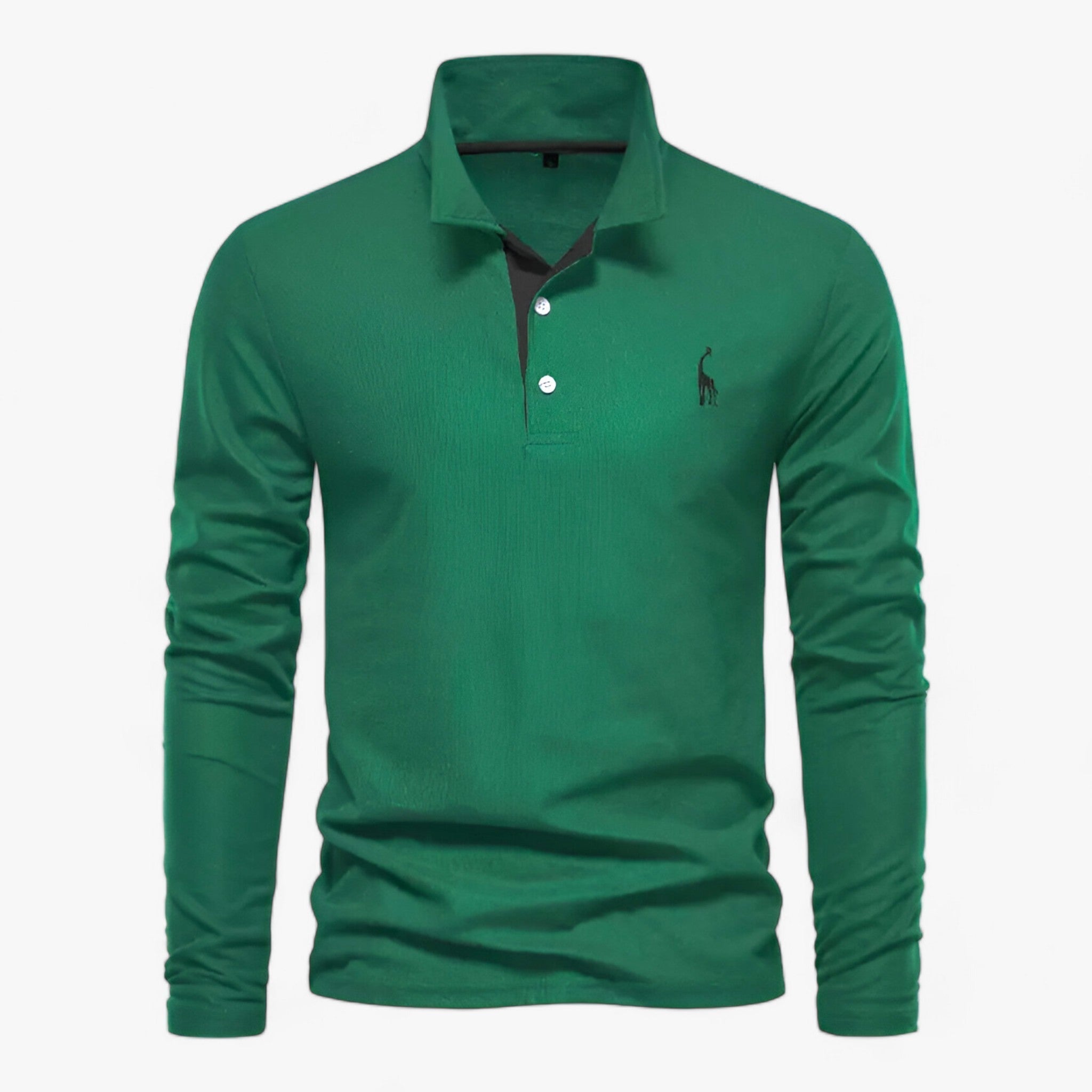 Ethan | Broderet Poloshirt - Perfekt til afslappede og formelle lejligheder - Sort-Rød - men's fashion - {{ product_tags }