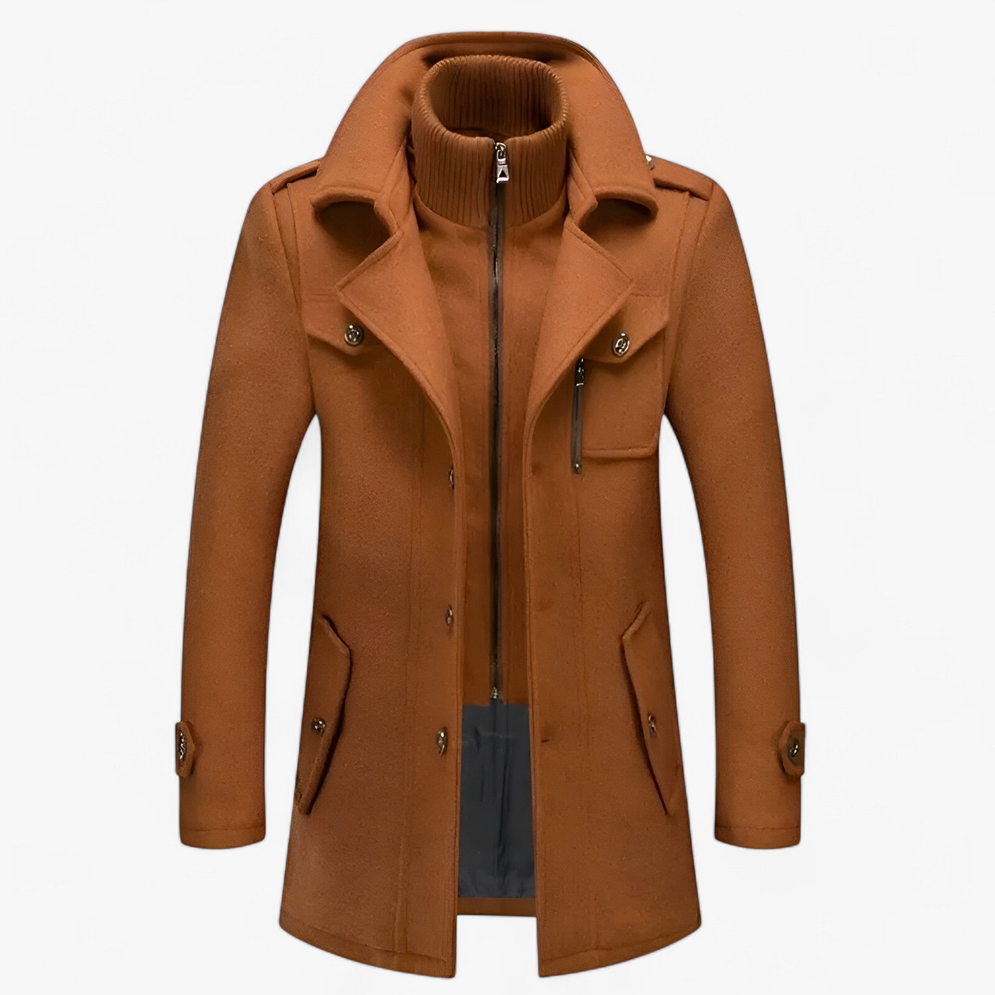 Grant | Langer Vindjakke - Beskyttende og Stilfuld - Kamel - Grant | Langer Vindjakke - Beskyttende og Stilfuld- €25 - {{ product_tags }